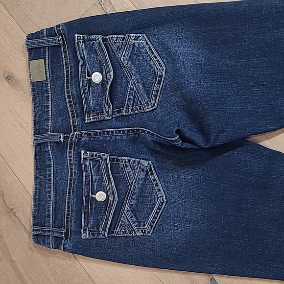 EUC Daytrip Jeans Women's sz 29 Virgo Crop Leg Mid Rise Denim Jeans - Picture 6 of 14